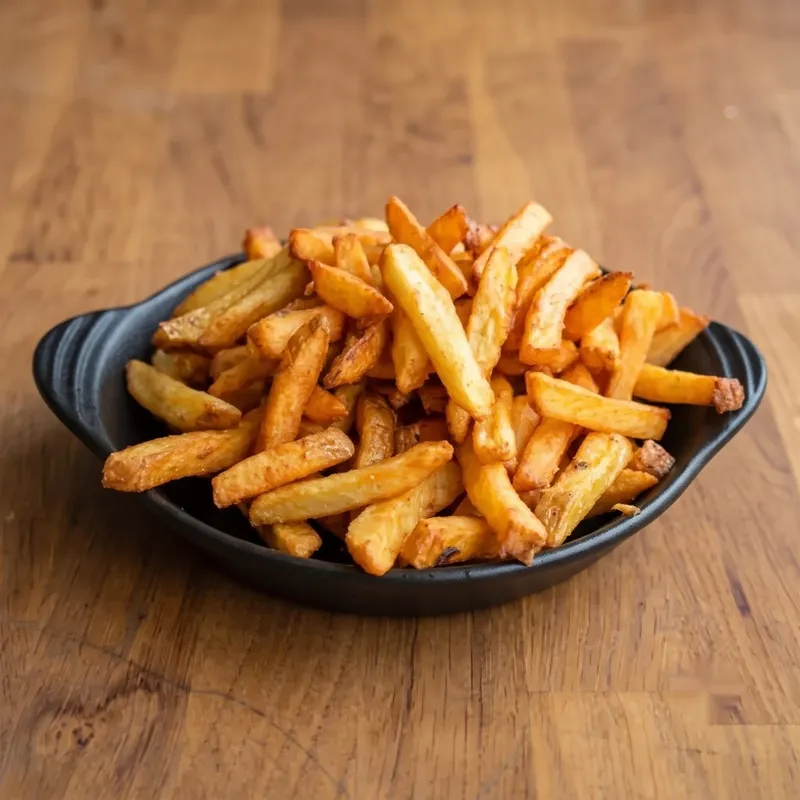 Assiette de frites maison, Chez Magda