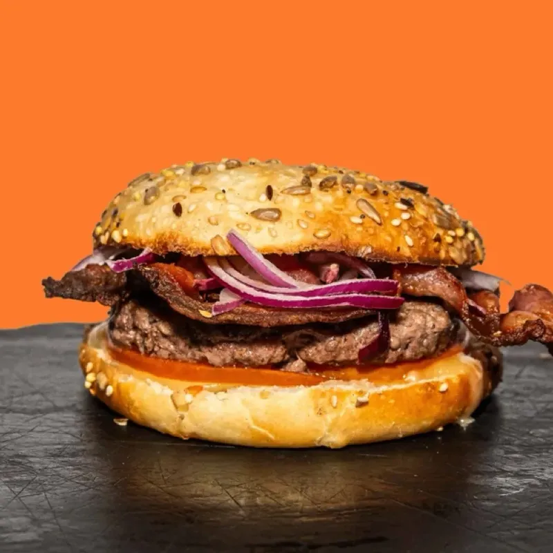 Burger Country maison, pain aux graines, Chez Magda