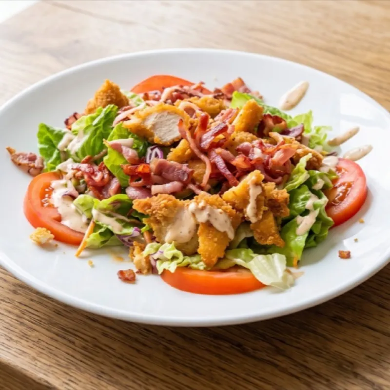 Salade chicken/bacon, Chez Magda