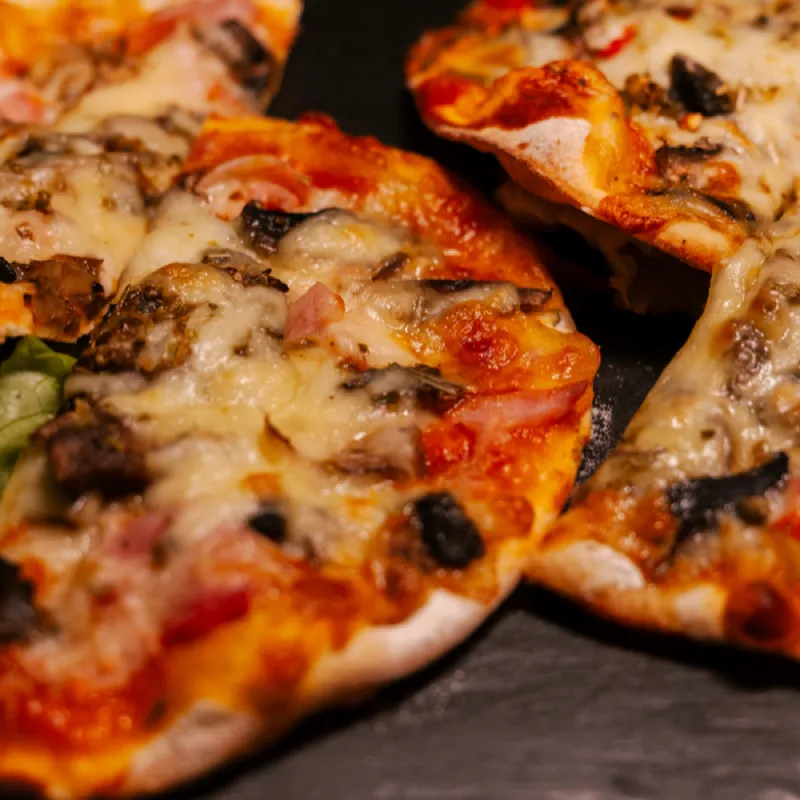 Mini pizzetas x2, Chez Magda